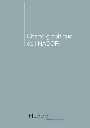 Charte graphique de l'HADOPI - Numerama