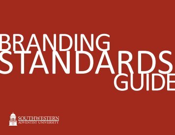 Branding Standards Guide 03 - Southwestern Adventist University