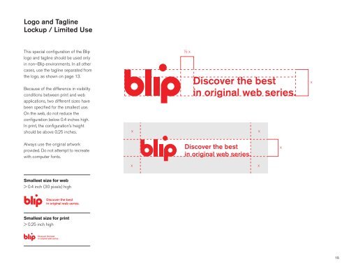 logo guidelines. - Blip Press