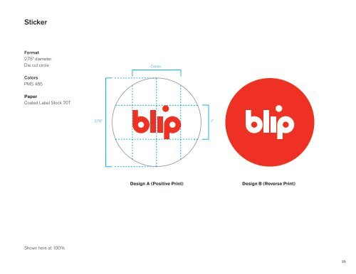 logo guidelines. - Blip Press