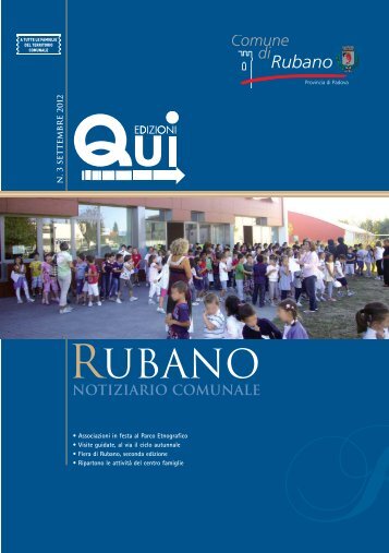 notiziario Settembre 2012 - Comune di Rubano
