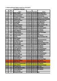 Ergebnisse nach Teamzeiten sortiert (pdf) - TSV Schwangau