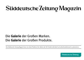 Infos zur Galerie der Marken (PDF) - SZ-Magazin - Süddeutsche ...