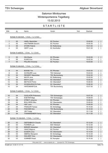 PDF Doc - TSV Schwangau