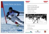 dsv schülercup skilanglauf - TSV Schwangau