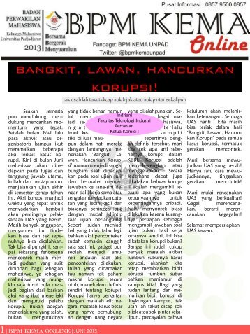 BULETIN BPM KEMA ONLINE EDISI JUNI 2013