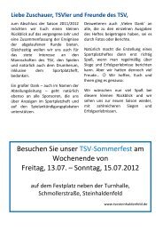 Saison 2011/2012 Abschluss-Ausgabe vom Juli 2012 - TSV ...