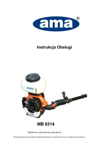 Instrukcja obsługi opryskiwacza AMA MB 6314.pdf - Krysiak