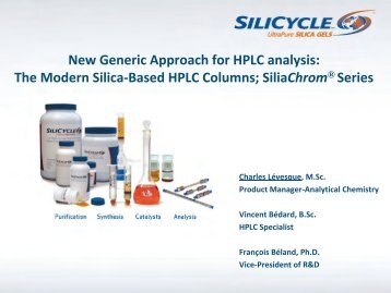 New Generic Approach for HPLC analysis: The Modern Silica ...
