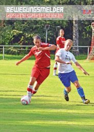 Bewegungsmelder 2013, Teil 1 - TSV Tettnang