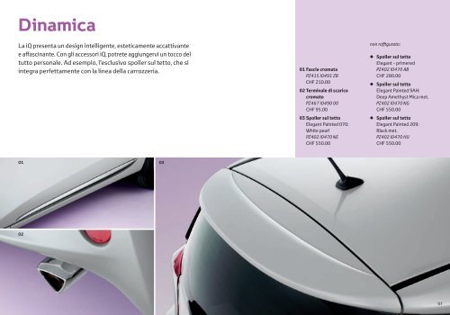 Accessori iQ - Toyota Forms: Toyota Prospekt