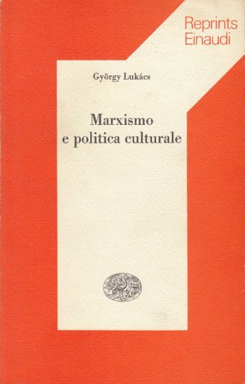 Marxismo e politica culturale