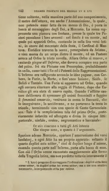 Origini del teatro in Italia, studj sulle sacre rappresentazioni seguiti ...