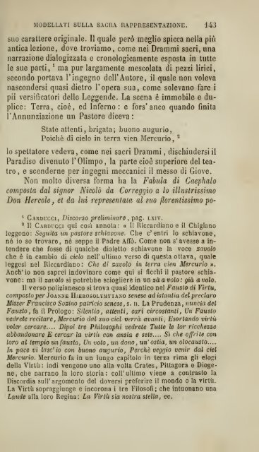 Origini del teatro in Italia, studj sulle sacre rappresentazioni seguiti ...