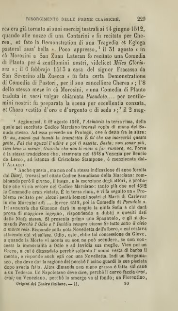 Origini del teatro in Italia, studj sulle sacre rappresentazioni seguiti ...