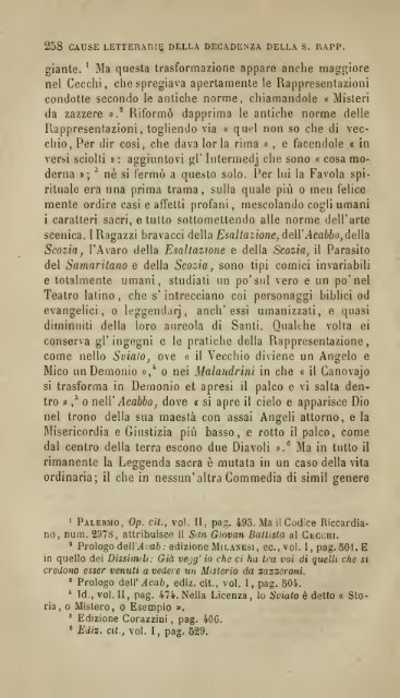 Origini del teatro in Italia, studj sulle sacre rappresentazioni seguiti ...