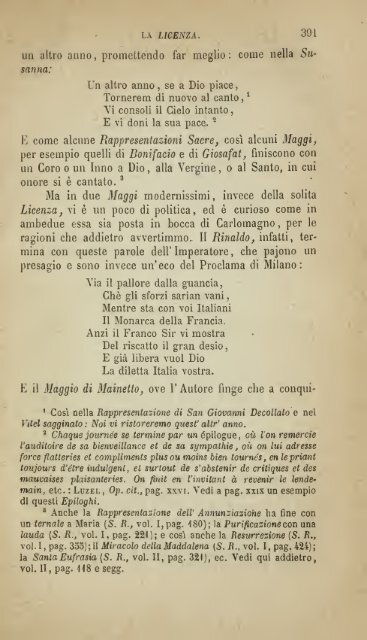 Origini del teatro in Italia, studj sulle sacre rappresentazioni seguiti ...