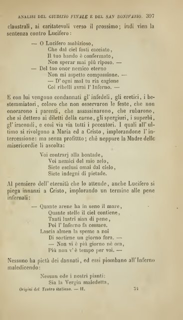 Origini del teatro in Italia, studj sulle sacre rappresentazioni seguiti ...