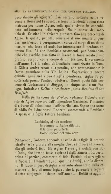 Origini del teatro in Italia, studj sulle sacre rappresentazioni seguiti ...