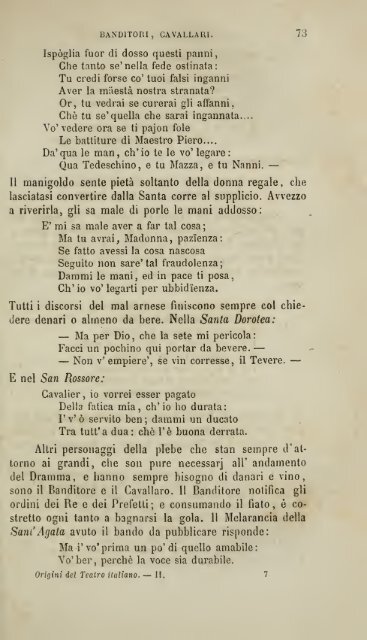 Origini del teatro in Italia, studj sulle sacre rappresentazioni seguiti ...