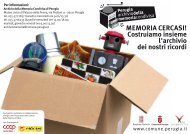 Perugia Archivio della Memoria Condivisa - Comune di Perugia