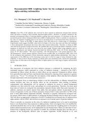 Recommended RBE weighting factor for the ecological assessment ...