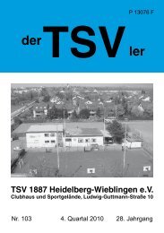 derTSVler - TSV 1887 Heidelberg - Wieblingen eV