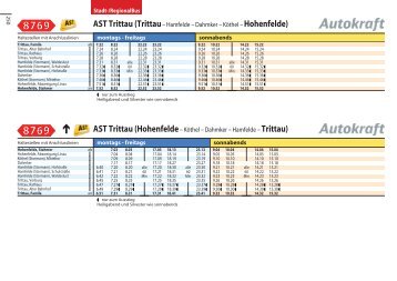 AST 8769 Trittau - HVV