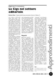 La Cigs nel settore editoriale - Massi - DPL Modena