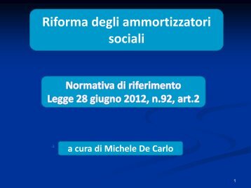 AMMORTIZZATORI SOCIALI - Provincia di Udine