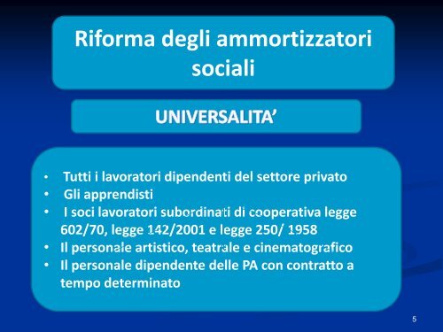 AMMORTIZZATORI SOCIALI - Provincia di Udine