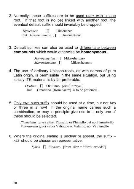 the TRIMERAL SYSTEM in BIOLOGICAL TAXONOMY - universala ...