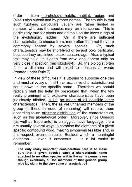 the TRIMERAL SYSTEM in BIOLOGICAL TAXONOMY - universala ...