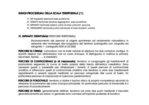 La scala territoriale - Dipartimento di Architettura