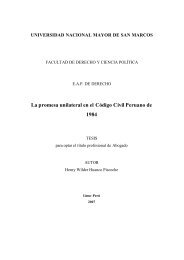 La promesa unilateral en el Código Civil Peruano de ... - Cybertesis