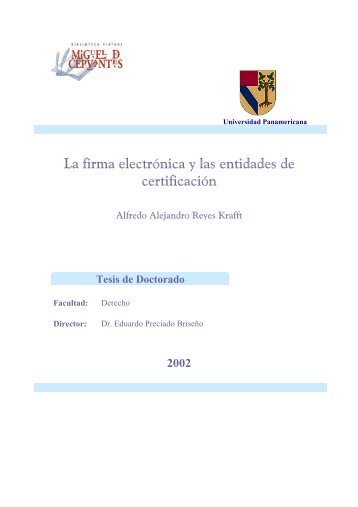 Firma Electrónica y Entidades de Certificación - Index of /prueba ...