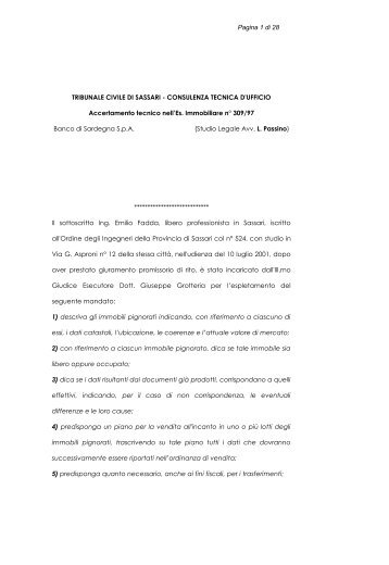 Perizia PDF - IVG Sassari