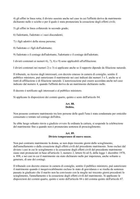 Codice civile (Regio Decreto 16 marzo 1942, n. 262) Libro ... - Ficiesse