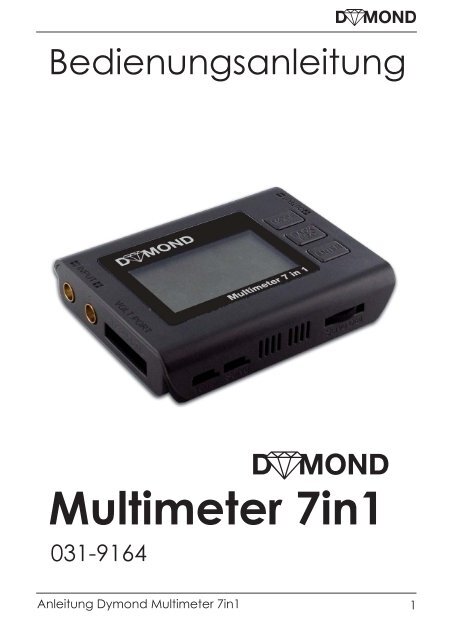 Anleitung zu DYMOND MULTIMETER 7in1 (414 kB) - Staufenbiel
