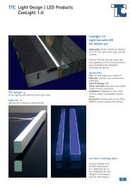 TTC Light Design | LED Products ConLight 1.0 - TTC Technology