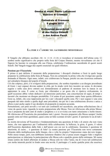 testo (pdf) - Diocesi di Cremona