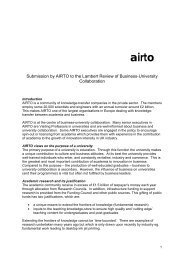 AIRTO [Professor Dr Brian Blunden] - HM Treasury