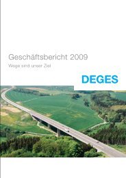 Geschäftsbericht 2009 - bei DEGES