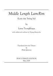 Middle Length Lam-Rim