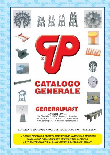 Distanziatori - Spacers - Generalplast.It