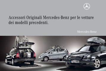 Accessori Originali Mercedes-Benz per le vetture dei modelli ...