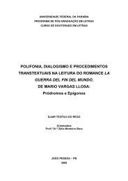 Polifonia, Dialogismo e outros procedimentosintertextuais na ... - IFPE