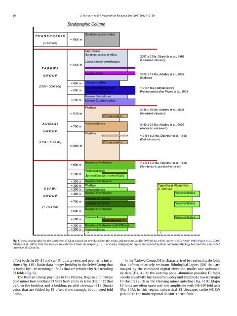 Revised Eburnean geodynamic evolution of the ... - Tectonique.net