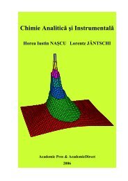 Chimie Analitică şi Instrumentală - AcademicDirect