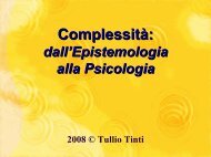 Complessità e modelli organizzativi - Tullio Tinti